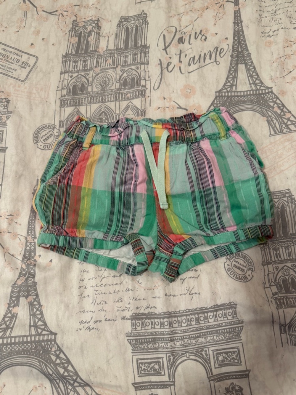 BabyGap pastel striped shorts size 4 years